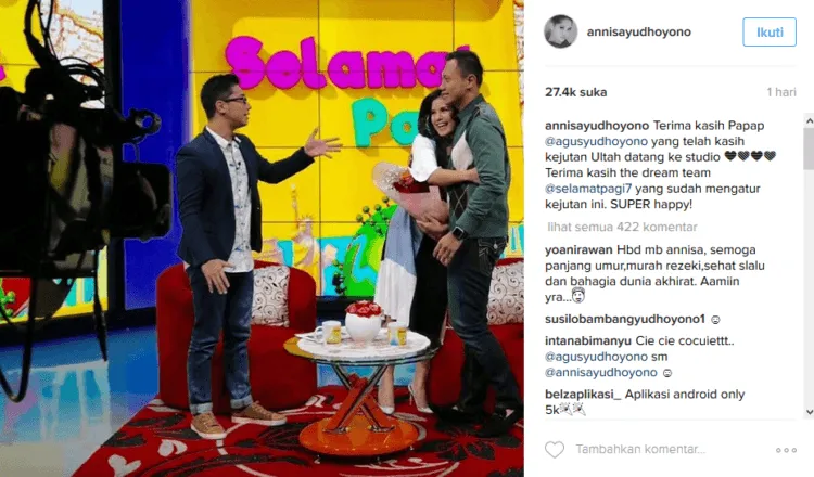Manisnya Agus Yudhoyono Nyanyi Lagu ‘Dia’ Buat Ulang Tahun Istrinya, Biar Deh Suaranya Pas-Pasan ~ 4