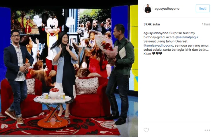 Manisnya Agus Yudhoyono Nyanyi Lagu ‘Dia’ Buat Ulang Tahun Istrinya, Biar Deh Suaranya Pas-Pasan ~ 3