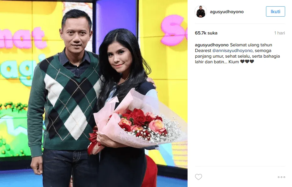 Manisnya Agus Yudhoyono Nyanyi Lagu ‘Dia’ Buat Ulang Tahun Istrinya, Biar Deh Suaranya Pas-Pasan ~