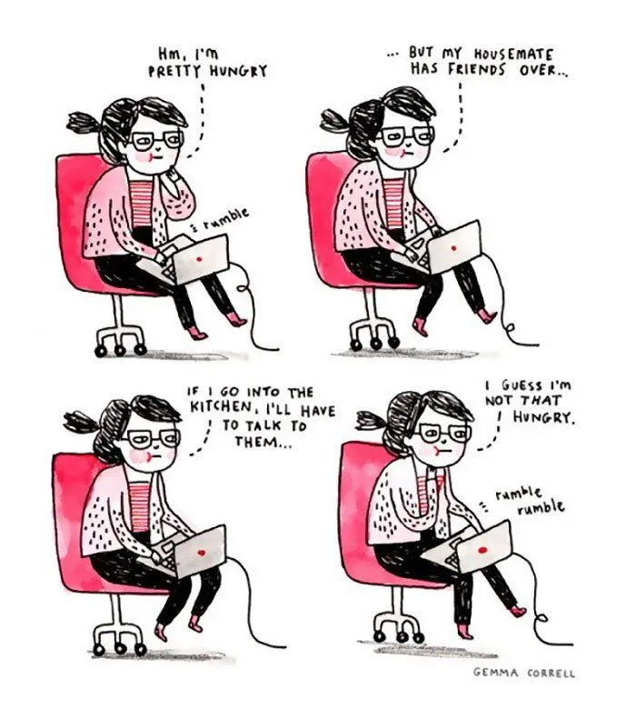 23 Komik Ini Bikin Kamu yang Bersifat Tertutup Bakal Bilang ‘Ini Gue Banget!’, Tapi Tetap dalam Hati 45