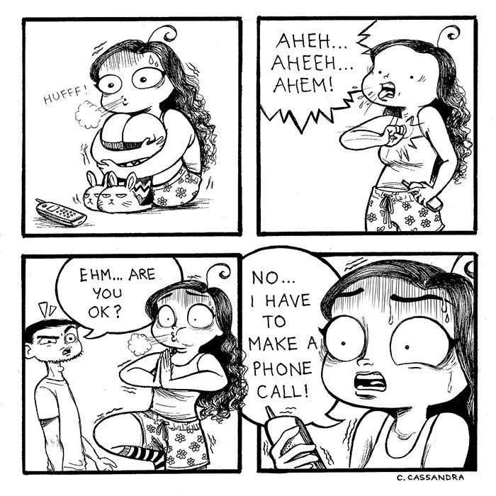 23 Komik Ini Bikin Kamu yang Bersifat Tertutup Bakal Bilang ‘Ini Gue Banget!’, Tapi Tetap dalam Hati 46