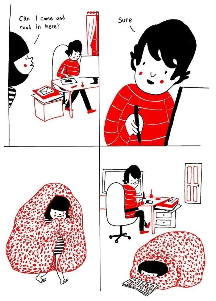 23 Komik Ini Bikin Kamu yang Bersifat Tertutup Bakal Bilang ‘Ini Gue Banget!’, Tapi Tetap dalam Hati 47