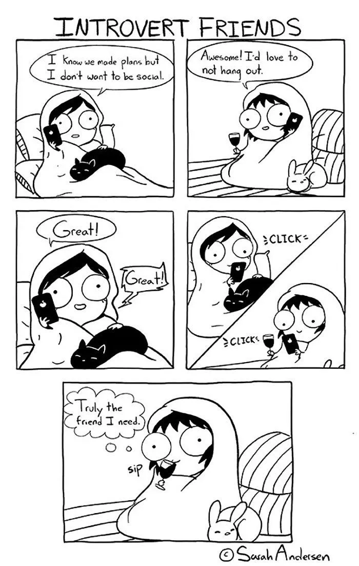 23 Komik Ini Bikin Kamu yang Bersifat Tertutup Bakal Bilang ‘Ini Gue Banget!’, Tapi Tetap dalam Hati 41