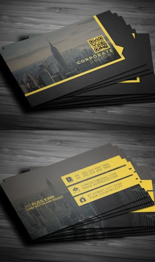 14 Contoh Desain Kartu Nama yang Kreatif Keren & Elegan 79