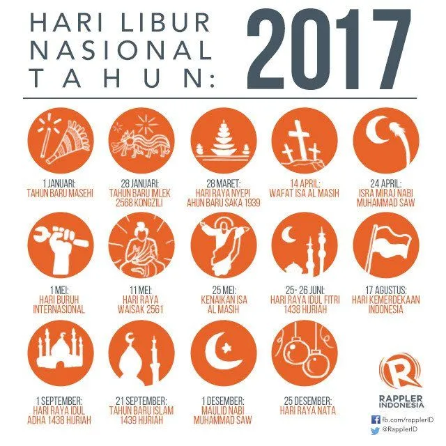Asyik, Ada 11 Long Weekend di 2017 Mendatang, Saatnya Merencanakan Liburanmu dengan Matang! 14