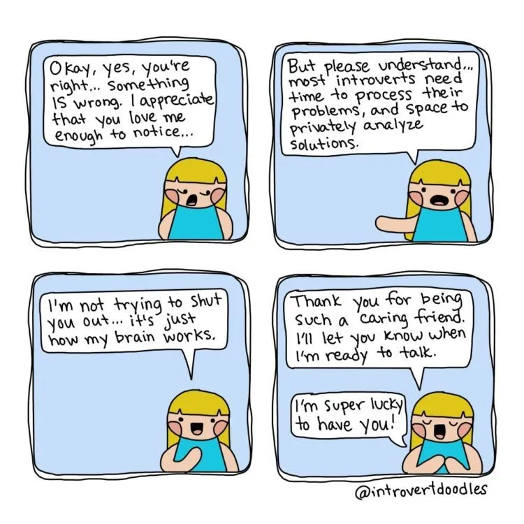 23 Komik Ini Bikin Kamu yang Bersifat Tertutup Bakal Bilang ‘Ini Gue Banget!’, Tapi Tetap dalam Hati 54