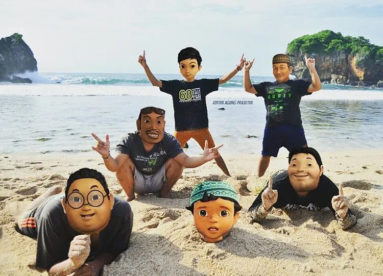 Cek 25 Editan Muka Tokoh Kartun yang Lagi Tren Ini, Pada Nggak Pede Apa Ya Pakai Muka Sendiri 35