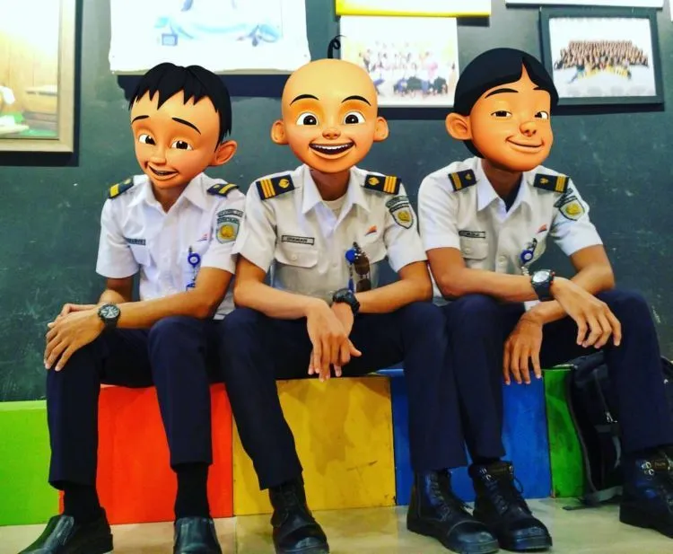 Cek 25 Editan Muka Tokoh Kartun yang Lagi Tren Ini, Pada Nggak Pede Apa Ya Pakai Muka Sendiri 36
