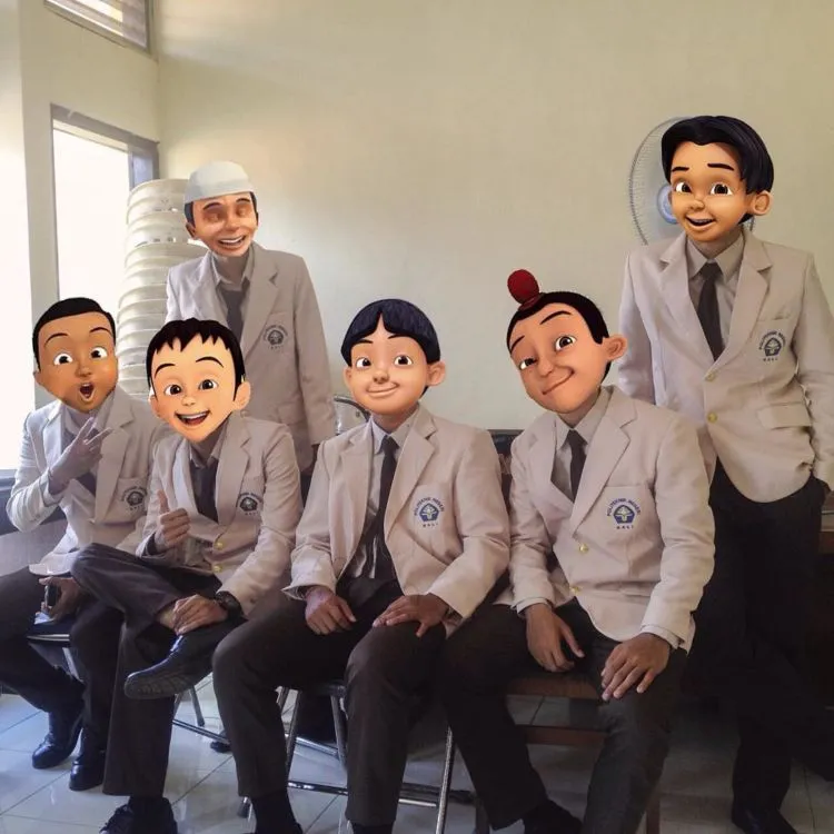 Cek 25 Editan Muka Tokoh Kartun yang Lagi Tren Ini, Pada Nggak Pede Apa Ya Pakai Muka Sendiri 27