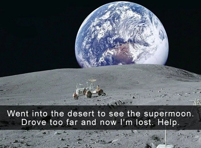 13 Meme Penampakan Gagal Supermoon 14 November. Nggak Sesuai Ekspektasi, Dapetnya Malah Begini! 23
