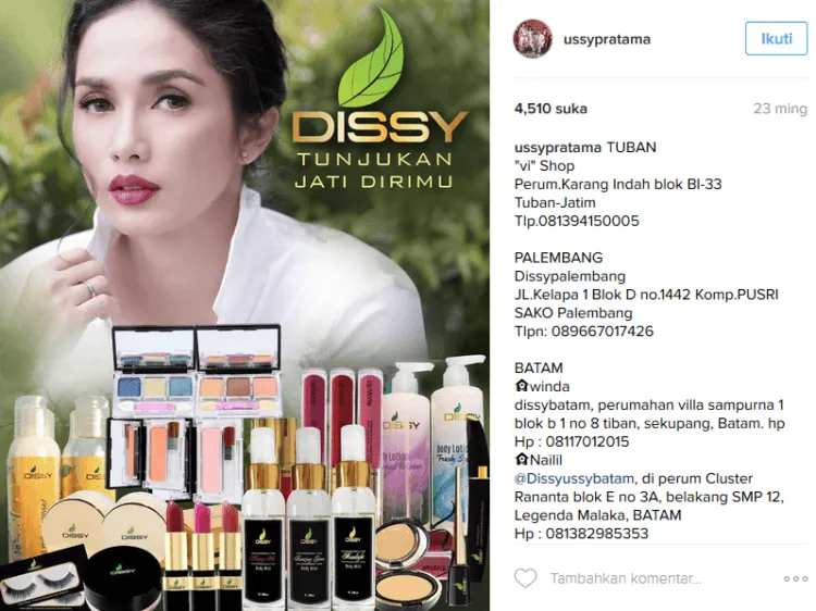 8 Seleb Ini Jualan Produk Kecantikan, Nggak Coba Beli? Siapa Tahu Wajahmu Jadi Sama Kayak Mereka :) 13