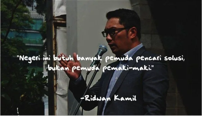 12 Quotes Ridwan Kamil, Dari Yang Memancing Tawa Hingga Yang Menampar Anak Muda! 24