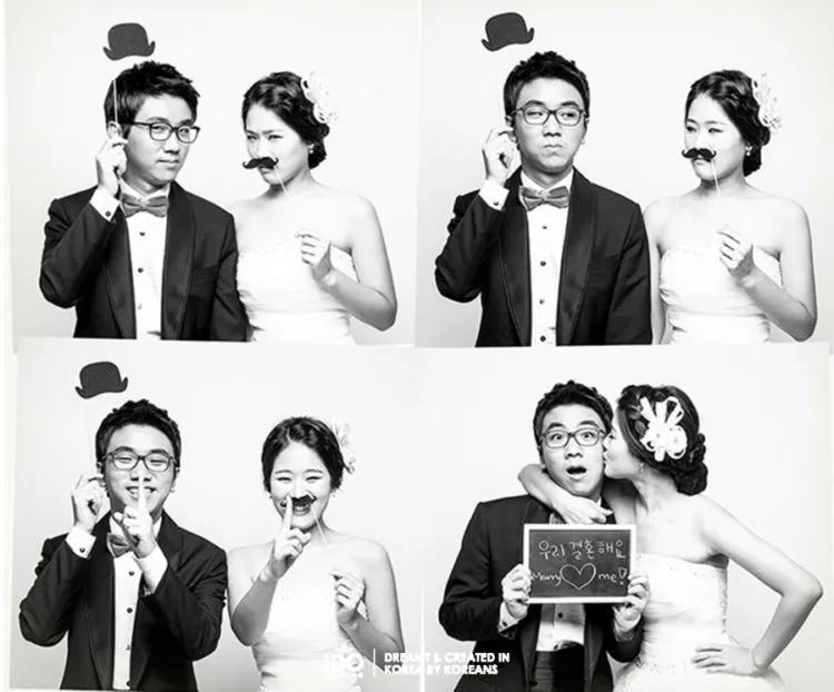 Romantis dan Lucu, Inilah 13 Pose Foto Prewedding Pasangan di Korea yang Layak Tiru 23