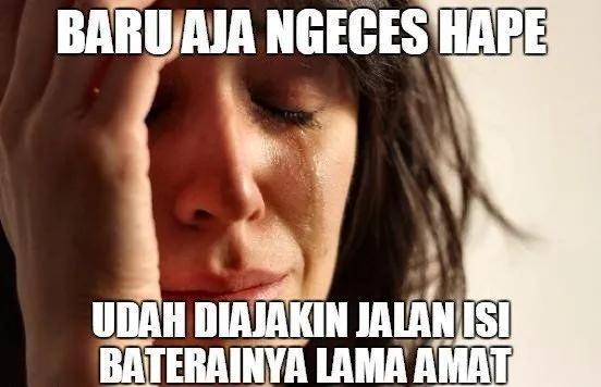 13 Meme Kocak Ini Mewakili Perasaanmu Ketika Baterai HP Habis. Bikin Senyum-senyum Sendiri 15