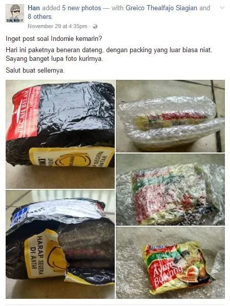 Cuma Iseng Beli Sebungkus Mi Instan Via Online, Eh Beneran Tiba Rapi Tanpa Cacat. Asli Profesional! 6