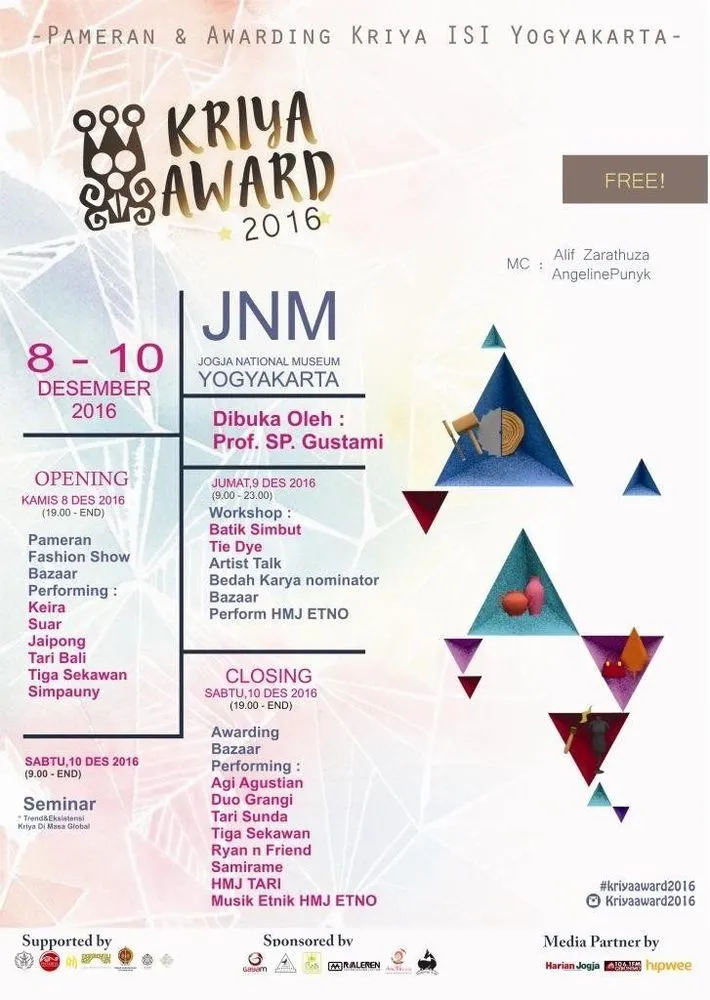 5 Alasan Kenapa Anak Muda Kreatif Harus Datang ke Kriya Award ISI Yogyakarta 6