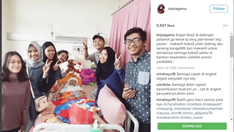 Belajar Memaknai Hidup dari Loly; Gadis Cantik yang Membuat Kita Lebih Waspada Terhadap Kanker 18