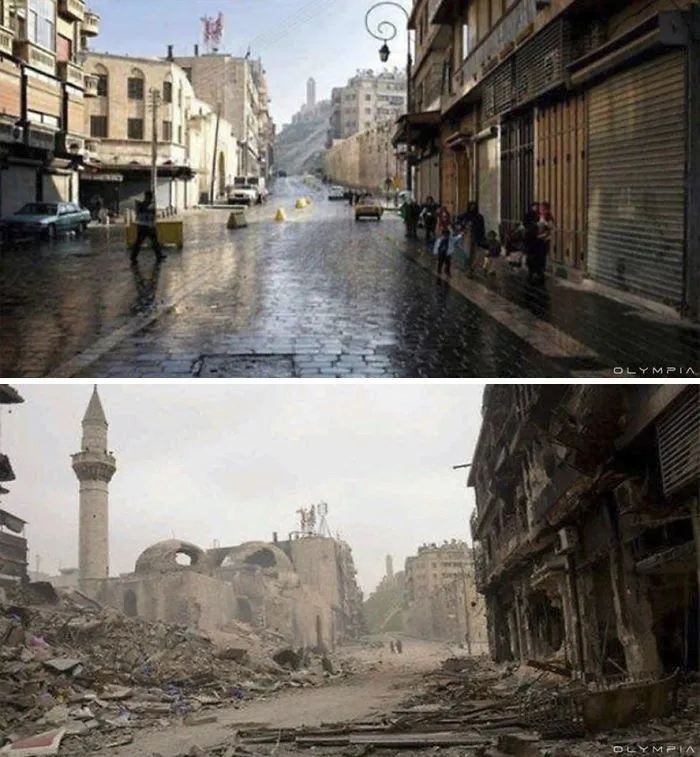 Tragis, 12 Foto Perbandingan Kota Aleppo Dulu dan Sekarang Bikin Dunia Berduka. Sedih Melihatnya! 18