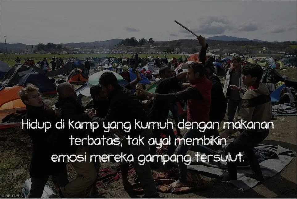 10 Potret Pilu Pengungsi Suriah. Meski Tak Lagi Terjebak Perang, Mencari Suaka Juga Penuh Cobaan 15