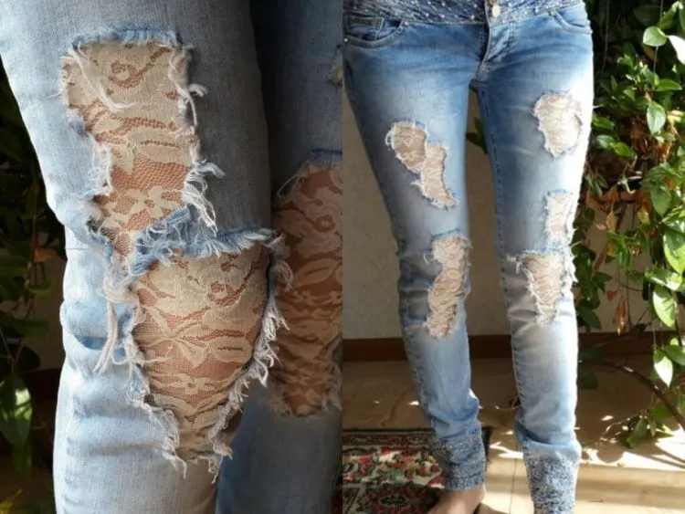 8 Ide Unik Merombak Celana Jeans-mu yang Sudah Usang. Sayang 'Kan Kalau Dibuang? 22