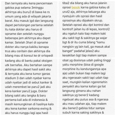 Belajar Memaknai Hidup dari Loly; Gadis Cantik yang Membuat Kita Lebih Waspada Terhadap Kanker 14
