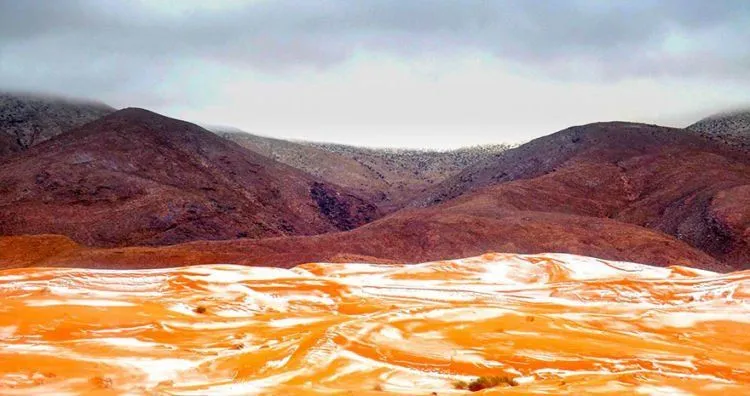 Tiba-tiba Salju Turun di Gurun Sahara, Fenomena Aneh Ini Mengundang Sejuta Pertanyaan 7