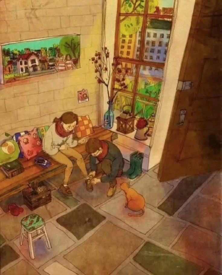 Siap-Siap Baper! 15 Ilustrasi Ini Bisa Menggambarkan dengan Sempurna Rasa Cinta Pasangan Halal 28