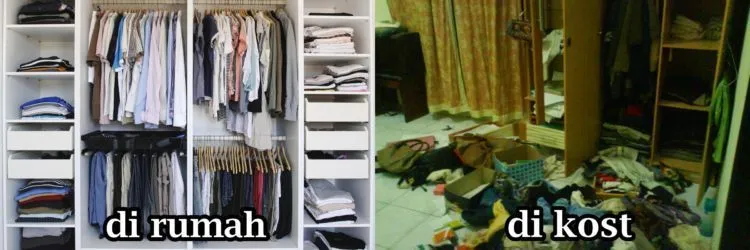 Tinggal di Rumah dan di Kost Itu Bedanya Bukan Main, 15 Foto Ini Didedikasikan untuk Anak Rantau! 23