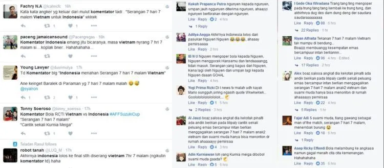 Inilah Ocehan Komentator ‘Ahay’ Pas Pertandingan Indonesia-Vietnam Semalam. Sial, Terngiang Terus! 8