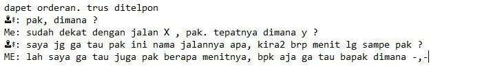 Ngakak! 20 Drama Driver Ojek Online Ini Lebih Miris Dibanding Kejombloanmu 30