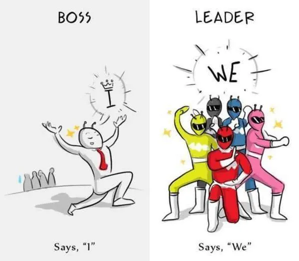 Perbedaan Sifat Bos dan Pemimpin dalam 7 Meme Lucu. Kamu yang Sedang Rintis Karir Harus Tahu 9