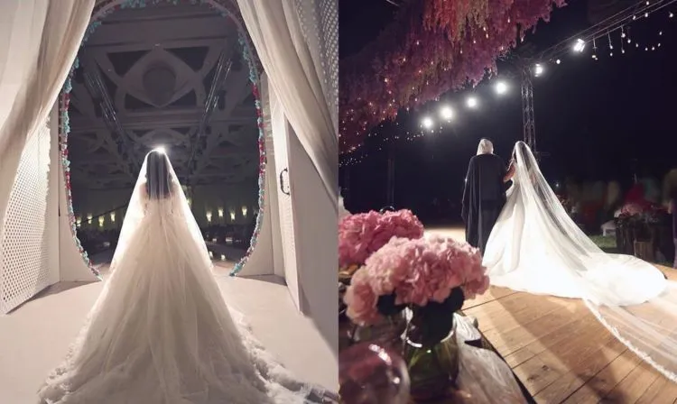 15 Gambar Ini Buktikan Glamornya Adat Pernikahan A la Arab, Pun Ternyata Nggak Selalu Berhijab 24