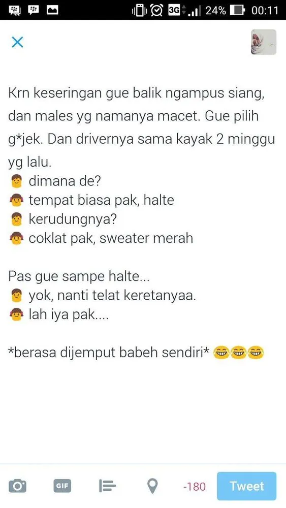 Ngakak! 20 Drama Driver Ojek Online Ini Lebih Miris Dibanding Kejombloanmu 37