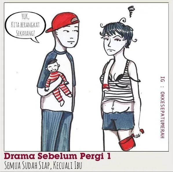 16 Ilustrasi Lucu Tentang Ibu Hamil Newbie oleh Okke 'Sepatumerah'. Hayo, Siapa Sepakat? 24