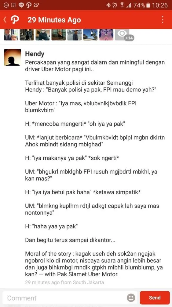 Ngakak! 20 Drama Driver Ojek Online Ini Lebih Miris Dibanding Kejombloanmu 23