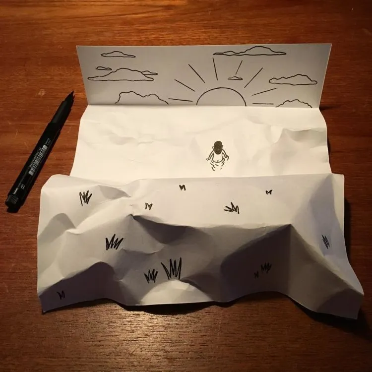 Sederhana Tapi Ajaib, Inilah Kepiawaian dari HuskMitNavn Bikin Gambar 3D yang Seakan Beneran Hidup 28