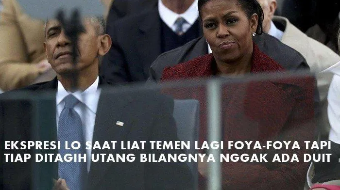 Dari Ekspresi Kesal Sampai Rumpi-rumpi Manja, Ini Momen-momen Kocak Saat Pelantikan Donald Trump 16