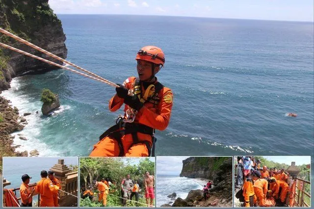 Keasyikan Selfie, Pria Ini Jatuh ke Jurang Pura Uluwatu! Semoga Kejadian Ini Tak Terulang Kembali 7