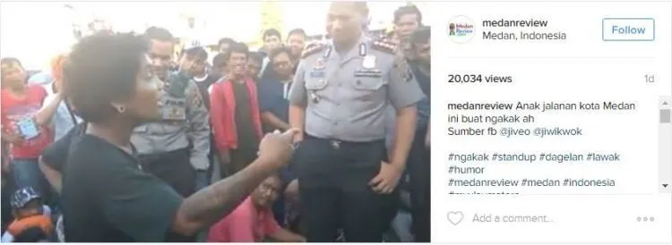 Polisi Garang Aja Ngakak Lho Dengar Lawakan Anak Jalanan Asal Medan Ini, Rugi Nih Kalau Kamu Lewatin 6