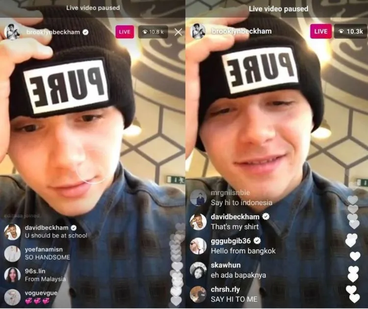 Brooklyn Beckham Jadi Korban Kejahilan Sang Bapak Saat Sedang Menggunakan Fitur Terbaru Instagram 5