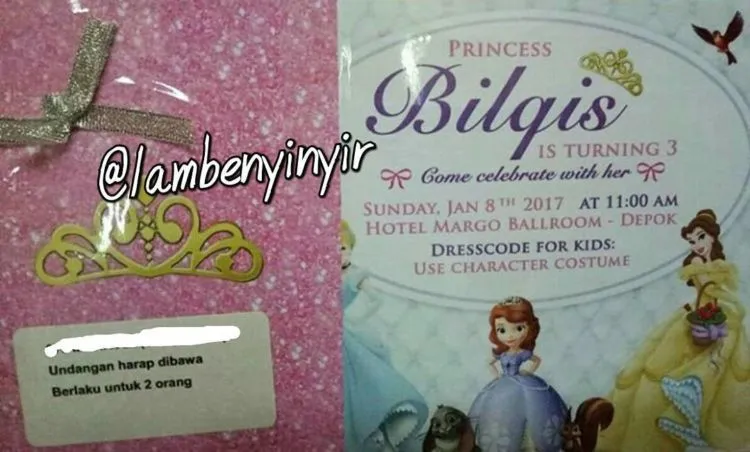 Meski Kena Gunjingan Juga, Pesta Ultah Bilqis ala Disney dan Princess Sofia Ini Tetap Sweet Lho 10