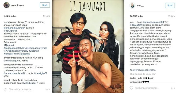 Siapa yang 11 Januari Kemarin Ingat Lagunya Gigi? Enaknya Ya Jadi Dewi Gita 8