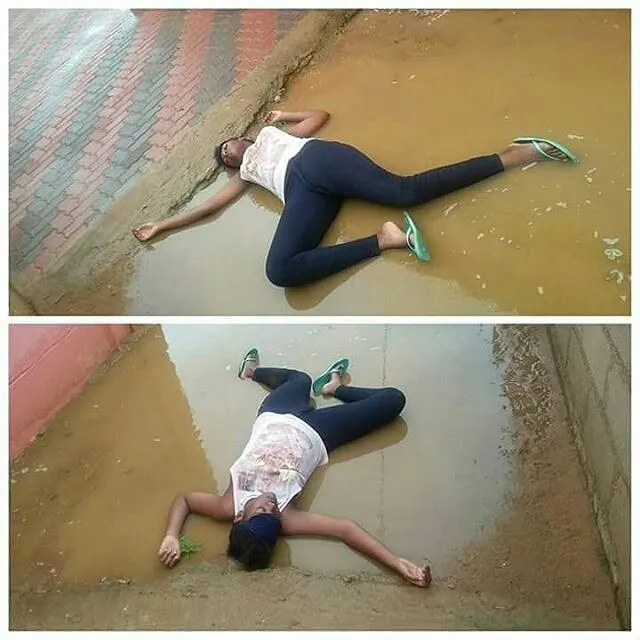 Tren Foto Pura-Pura Mati Ini Lebih ke Lucu atau Seram Ya? Ada Bocah Nangis Karena Ngiranya Beneran 18