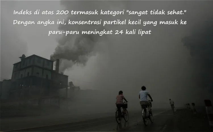 Harga Sebuah Kemajuan Ekonomi, Kini Cina Tercekik Asap Polusi. 9 Potret Negeri Tertutup Debu Pabrik 13