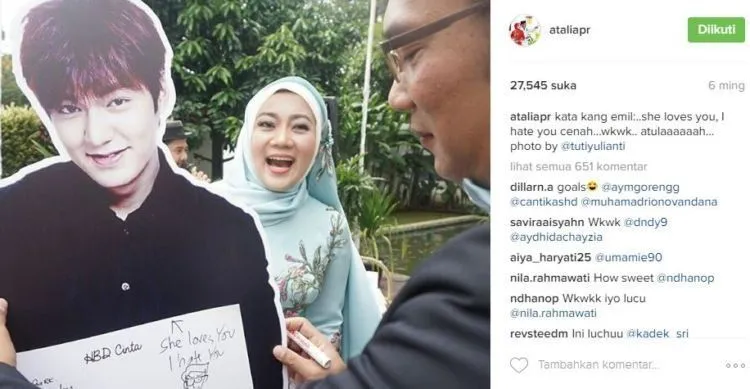 Inilah Suami-Istri Paling Bikin Baper di Tahun 2016: Ridwan Kamil dan Atalia. Kamu Setuju? 17