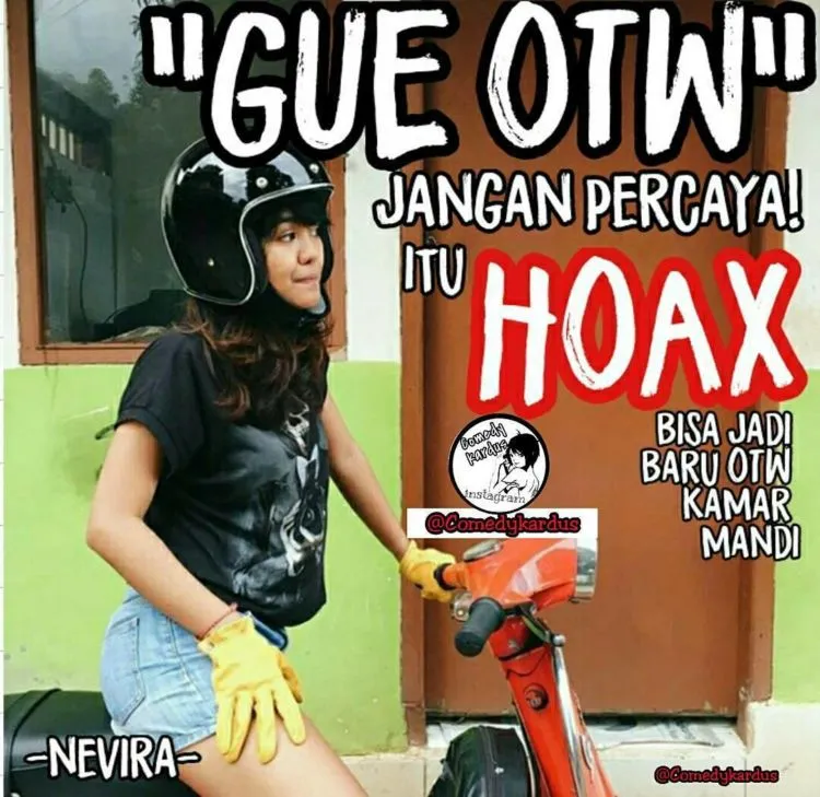 Kumpulan Meme Lucu #AwasItuHoax, Lumayan Nih Buat Menyindir Para Mantan dan Tukang Bohong Lainnya 27