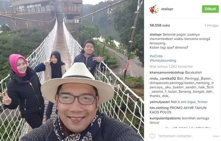 Inilah Suami-Istri Paling Bikin Baper di Tahun 2016: Ridwan Kamil dan Atalia. Kamu Setuju? 20