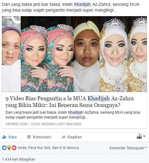 Entah Apa Korelasinya: Cewek Berdandan Manglingi di Pernikahan = Kasihan Suaminya? 10