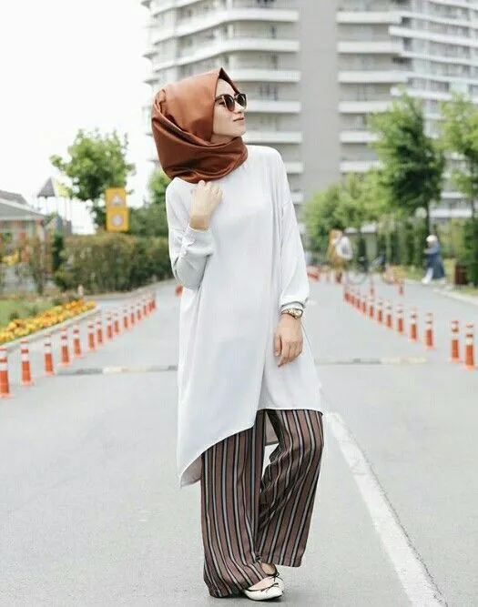 12 Mix and Match Celana Kulot yang Lagi Hits. Biar Penampilanmu Makin Kece dan Kekinian 22
