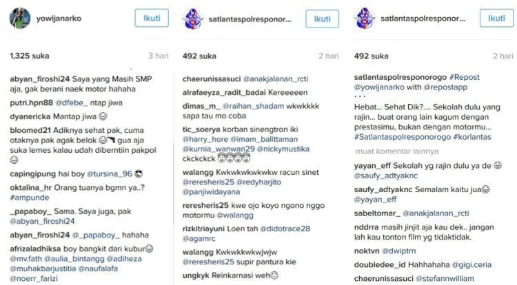 Kocak! Lagi Ditilang, Anak SMP yang Pakai Motor Sport Ini Malah Pasang Gaya Ala Boy ‘Anak Jalanan’ 7